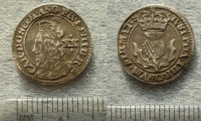 Coin found at Creich old mansion house
