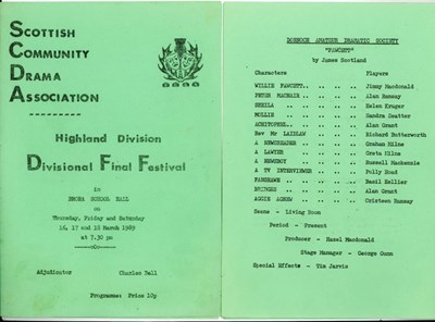 SCDA Highland Divisional Final Festival 1989