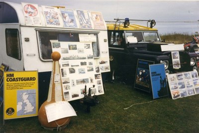 HM Coastguard display at Embo Gala 1986/7